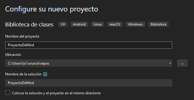 Modding - IDE reference - create project (Visual Studio 3) ES.png