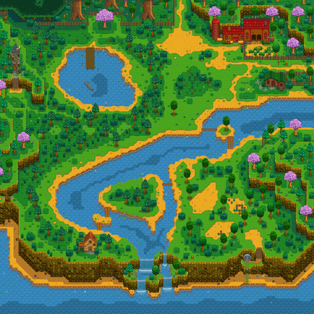 Тайны леса стардью валли. Лесная ферма Stardew Valley. Тайные леса Stardew Valley. Stardew Valley лес.