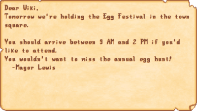 Egg Festival Stardew Valley Wiki
